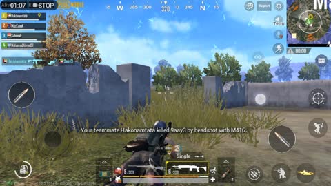 Defending House Against AWM Sniper Pubg game