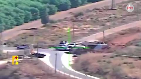 (EN) Islamic Resistance in Lebanon (Hizbullah) striking checkpoint in Kfar Yuval, Sep 1, 2024