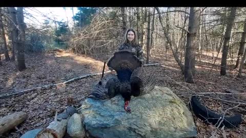 Tori's first turkey - 2022 Jake