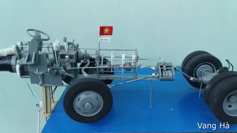 Homemade PVC engine model gearbox |