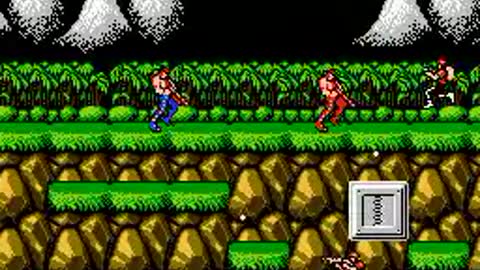 CONTRA NES DEMO GAMEPLAY