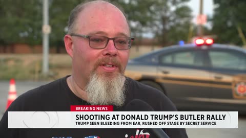 Attendee at Trump rally claims he saw the alleged shooter on a rooftop near the event