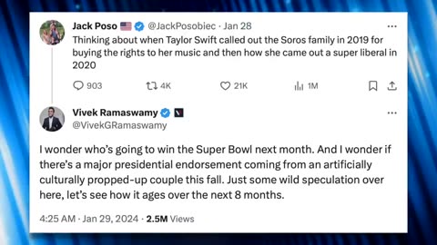 Right-Wingers Claim Biden Rigged the NFL So Taylor Swift & Travis Kelce Will Endorse Him