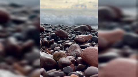 Nature sounds, lake superior waves