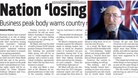 Nation ‘losing its way’