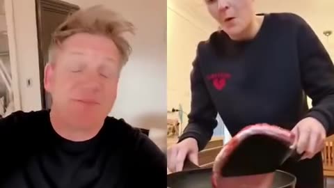 Gordon Ramsay reacts to cooking video