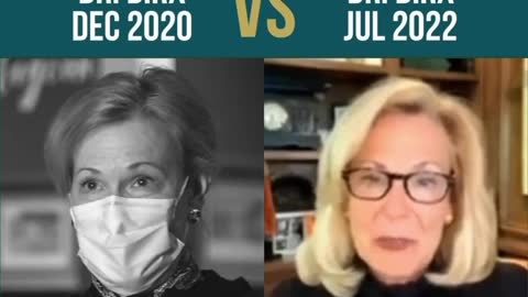 Dr. Deborah Birx Then Vs. Now.