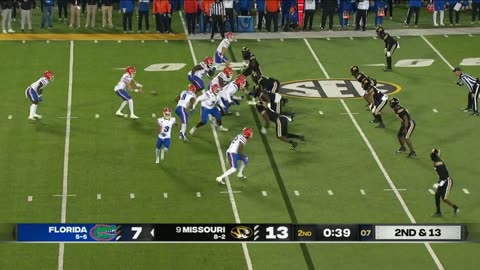 Florida Gators vs. Missouri Tigers Football Highlights - Nov 18, 2023