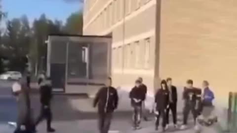 Usual suspects with knife cause panic outside a school in Finland. Is this Europe