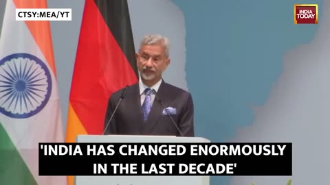 'India Has Changed Enormously In The Last Decade'_ EAM S Jaishankar At Berlin Conference