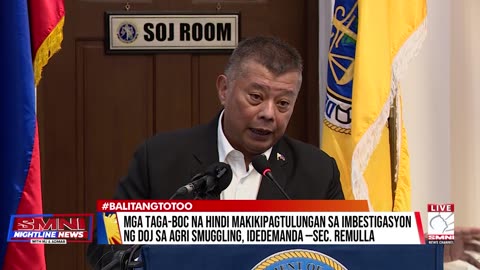 Mga smuggler, kayang mahuli kung hindi magiging bulag at bingi ang BOC—DOJ