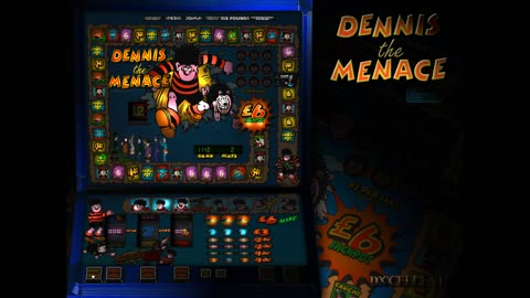 Dennis The Menace £6 Jackpot Barcrest Fruit Machine Emulation