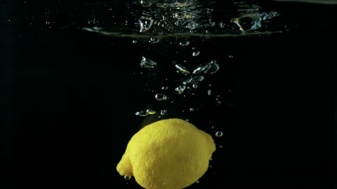 Lemon in the water