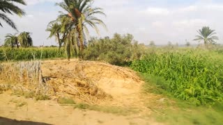 How The Country Side Looks Like On Way To Wadi El Rayan Egypt