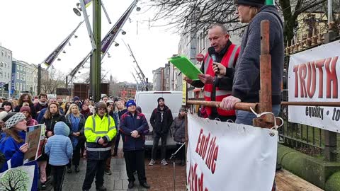 Campaign for TRUTH and Proper Healthcare rally 15th January 2022 Cork