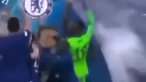 Kante celebration 😂