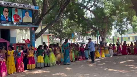 Bathukamma in government school