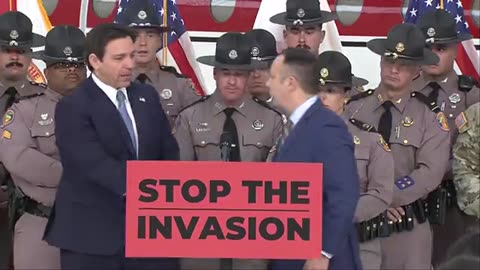 GOV Ron DeSantis Send Many FLorida National Guard To Texas Border