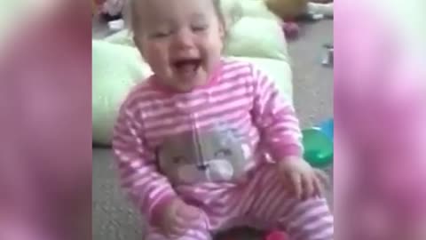 Adorable Baby Funny Reaction