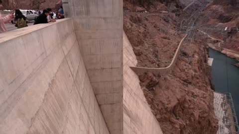 HOOVER DAM en USA, Represa Electrica y Lago Artificial mas grande de USA.