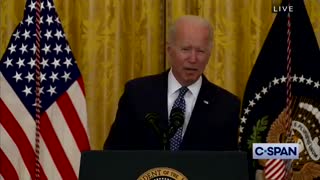 BIDEN at the WHITE HOUSE: ‘I’m Supposed to Stop and Walk Out of the Room’