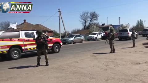 the UN column arrived for negotiations on the evacuation of civilians from Azovstal in Mariupol