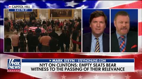 Steyn - Lackluster ticket sales for Clinton speaking tour. 2018