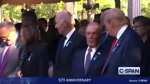 LOL: Crowd Yells “We Love You Trump” In Front Of Biden, Harris At Ceremony