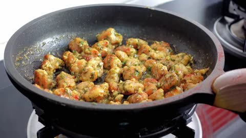 Garlic butter chicken bites❗️ 20 minutes Recipe