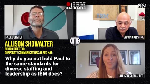 LEAKED VIDEO: IBM CEO Arvind Krishna Admits to Using Coercion & Discrimination