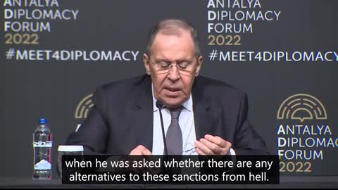 Foreign Minister Sergey Lavrov at Antalya Diplomacy Forum 2022 in Turkey - condensed