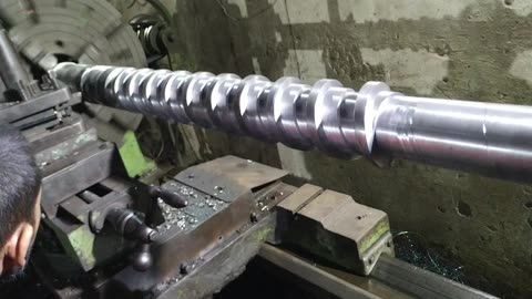 A shaft of extrusion molding // Turning and grinding a shaft // Shaft Grinding on lathe