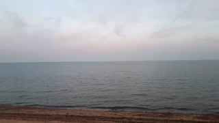 Sunset at Shoebury East Beach United Kingdom