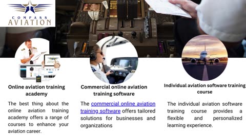 Online aviation training academy