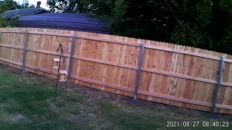 We got a new fence! And One Step Closer to Showing Movies Outside!