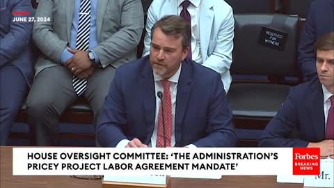 'It's A Joke'- Eric Burlison Rail Against Biden's Project Labor Agreement Policies