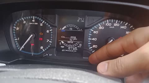 Indian car Tata Punch Millage on meter