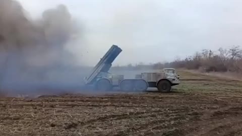 Pacific Fleet's Uragan MLRS crews operate in South Donetsk direction