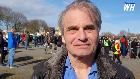 L'avocat Reiner Fuellmich à la mainifestation de Kassel du 20/03/2021