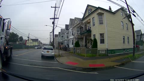 Tow Truck and Car Collision Close Call