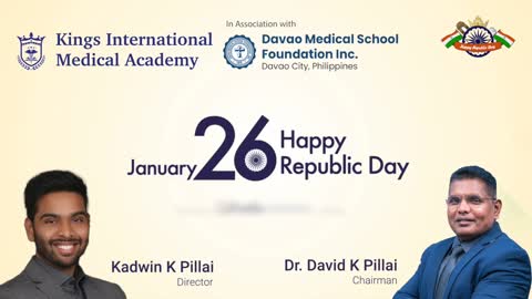 Happy 73rd Republic Day! | Kings International Medical Academy