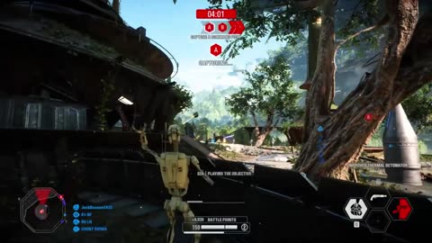 SWBF2: Instant Action Mission (Attack) Separatist Kashyyyk Gameplay