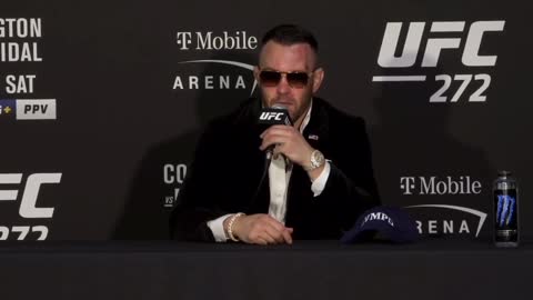 Colby Covington gives a huge shoutout to President Trump after his big win last night