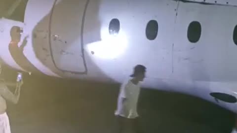 Circula video en redes de un avión en las calles de Turbaco