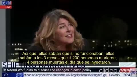 Dra. Naomi Wolf-FDA supo desde dia 1 vacuna mataba