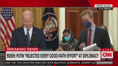 Doocy to Biden: "You're confident that these devastating sanctions are going to be as devastating as Russian missiles and bullets and tanks?"