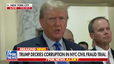 'IT'S A SCAM, IT'S A SHAM': Trump Arrives in NYC for Trial, Speaks to Press Before Entering Court