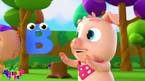 Learn ABCD alphabet song for Kids 👶🌈🌈