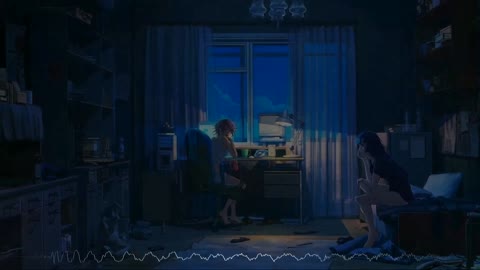 11pm late night Lofi Hip Hop study at sleep