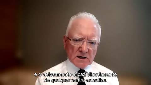 Patologista Roger Hodkinson deixa mensagem: "não acredite em nada, é propaganda"